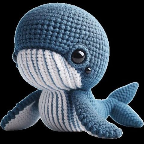Amigurumi: baleia