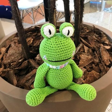 Amigurumi: sapo